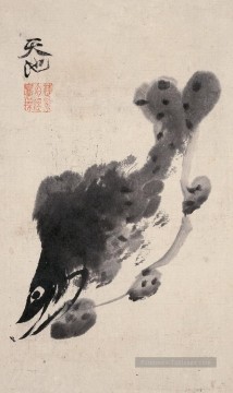 l’encre - poisson ancienne Chine à l’encre